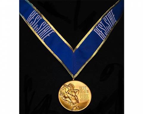 Best of State medallion award.