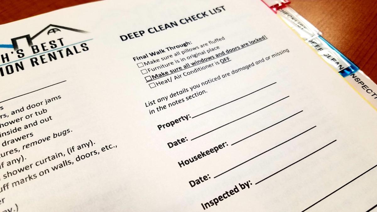 Utah's Best Housekeeping Manual